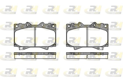 Roadhouse 2707.04 brake pad set, disc brake for BAW, LEXUS, MITSUBISHI, TOYOTA