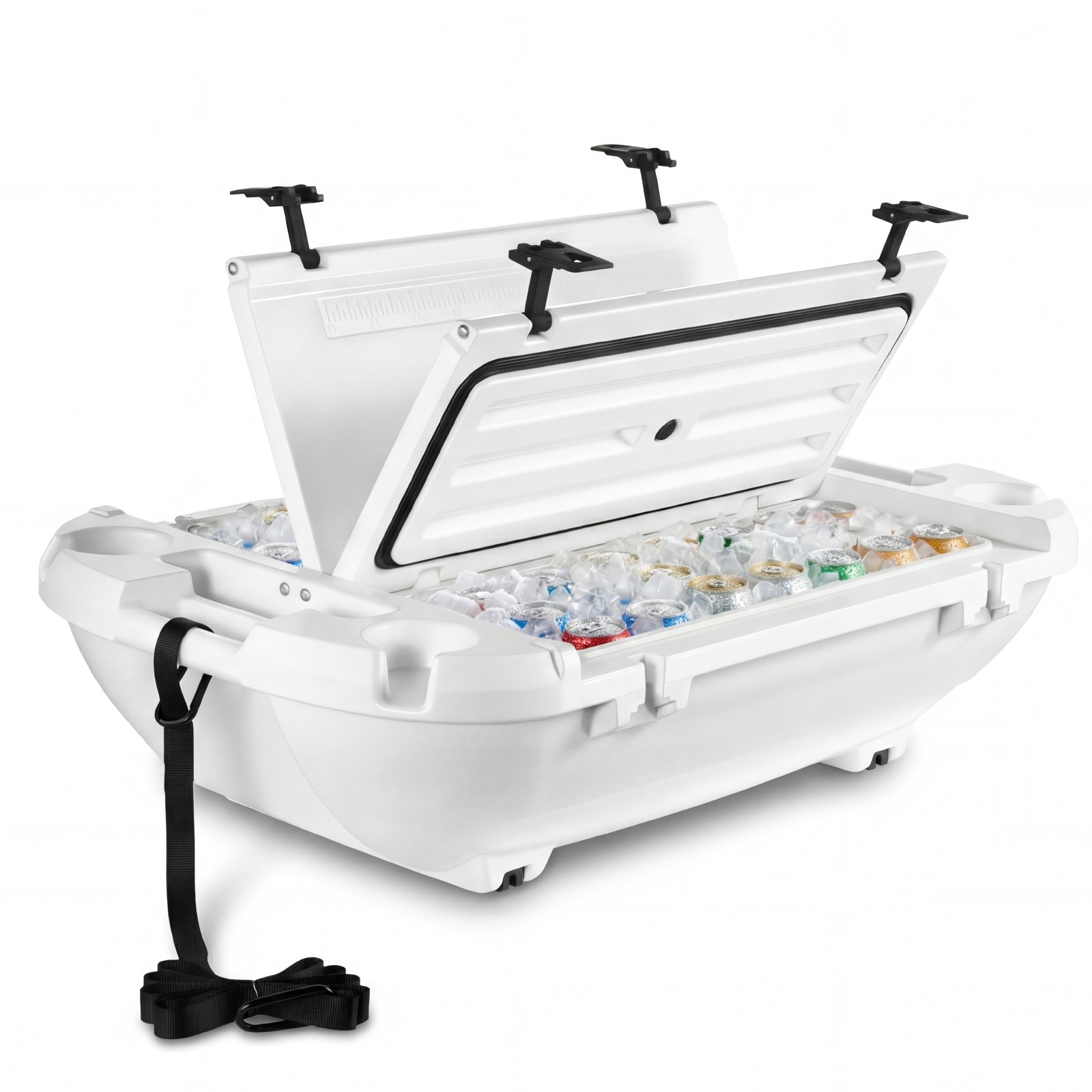 Ice Chest Dry Storage For Water Land Lake White