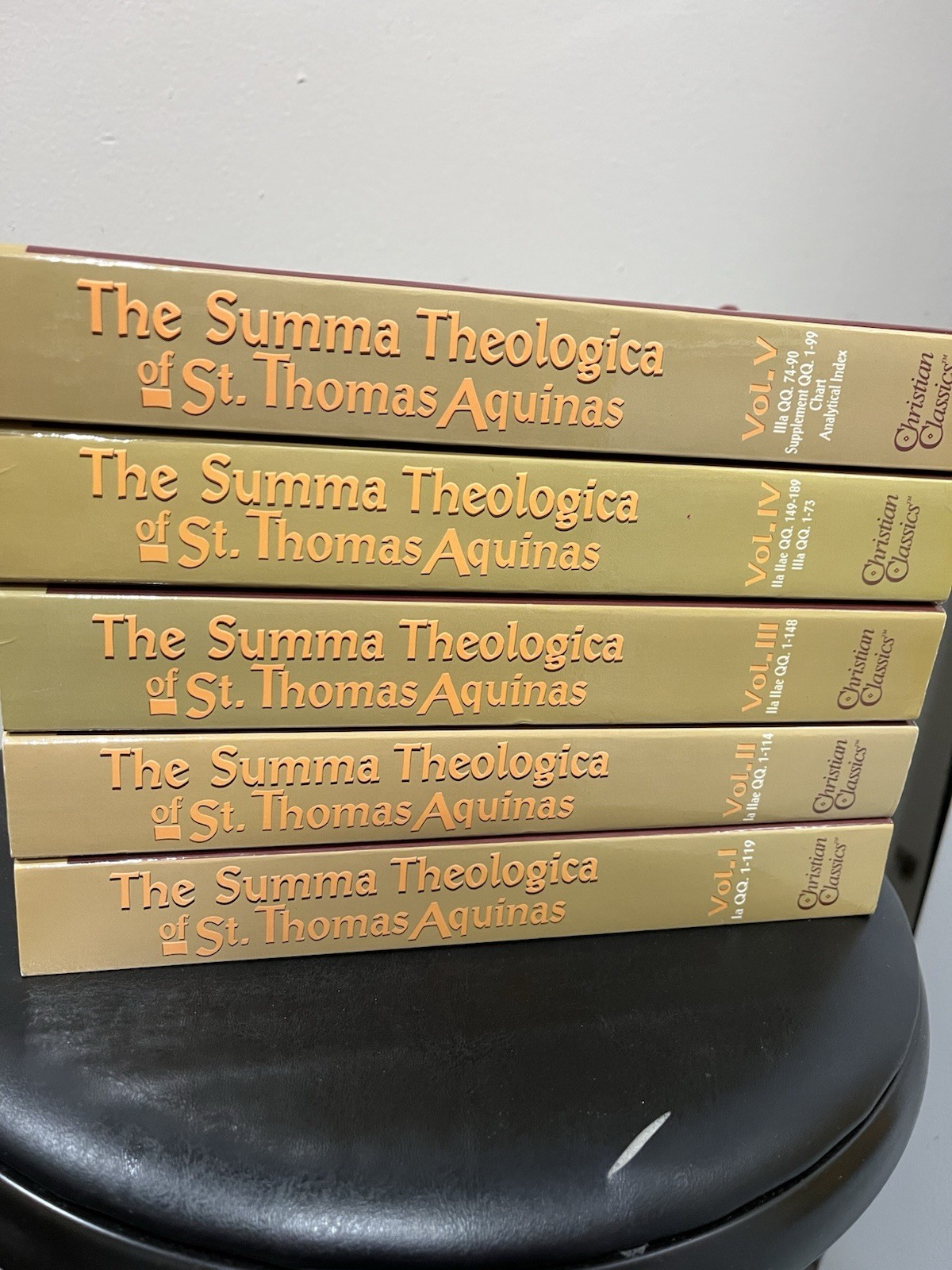 Summa Theologica of St. Thomas Aquinas COMPLETE SET 15 Christian