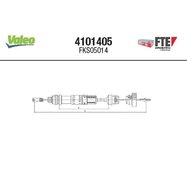 Seilzug KupplungsbetäTigung FTE 4101405 FüR CitroëN Peugeot Partner-image