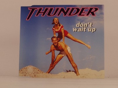 THUNDER DONT WAIT UP (F87) 3 Track CD Single including Picture Sleeve BLUCKY MUS