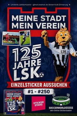 Stickerstars 125 Jahre LSK - Einzelsticker #1 - #250 aussuchen