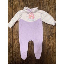 Vintage 80s carebears footed sleeper cheer bear newborn