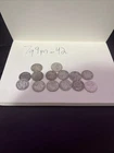 Less Than Spot $1.4 Face Value Lot Of 14 90% Silver Dimes 1oz Silver