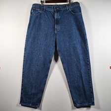 Carhartt Denim Jeans Mens Sz 40x30 Blue Relaxed Fit Utility Made In USA Gorpcore