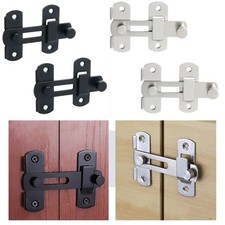 2/4/10 Flip Latch Gate Latches, 4 inch Heavy Duty Gate Hardware,Safety Door Lock