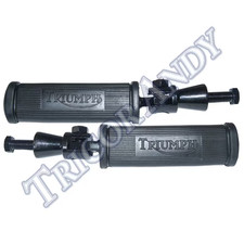 TRIUMPH BONNEVILLE T120 TR6 T100 T150 POGGIAPIEDI (COPPIA) 82-9369 MADE IN UK