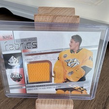 Upper Deck SP Game Used All-Star Skills Fabrics Juuse Saros AS-32 Predators
