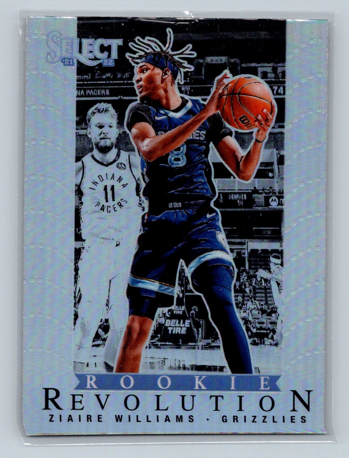 2021-22 Panini Select #27 Ziaire Williams Rookie Revolution Silver Grizzlies