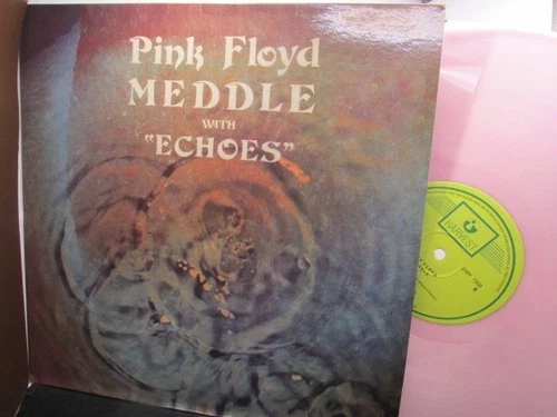 PINK FLOYD Meddle With Echoes 1971 Album PINK VINYL LP Import Israel HARVEST