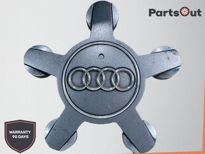 Audi 135mm Silver Chrome Wheel Rim Spyder Center Hub Caps 4PC Set 4F0601165N OE