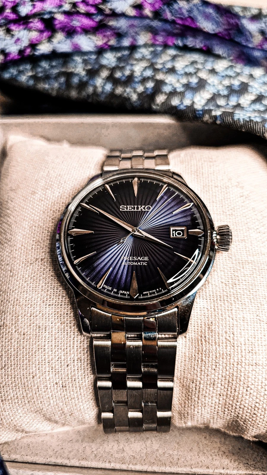Seiko Presage Cocktail Time Blue Men's Watch - SRPB41