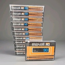 Vintage 1972 Maxell LN-C90 Cassette Tape Lot Of 12