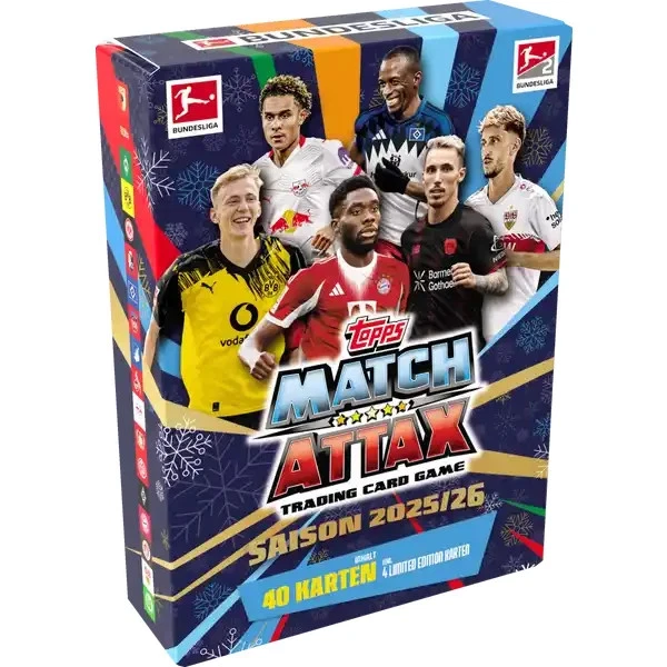 Topps MATCH ATTAX 25/2026 Bundesliga 2025/26 Rossmann Mini Tin (Woltemade LE33)