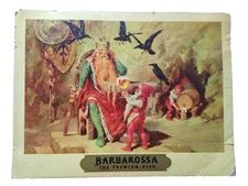Barbarossa The Premium Beer Advertising Wall Sign Red Top Brewing Cincinnati OH