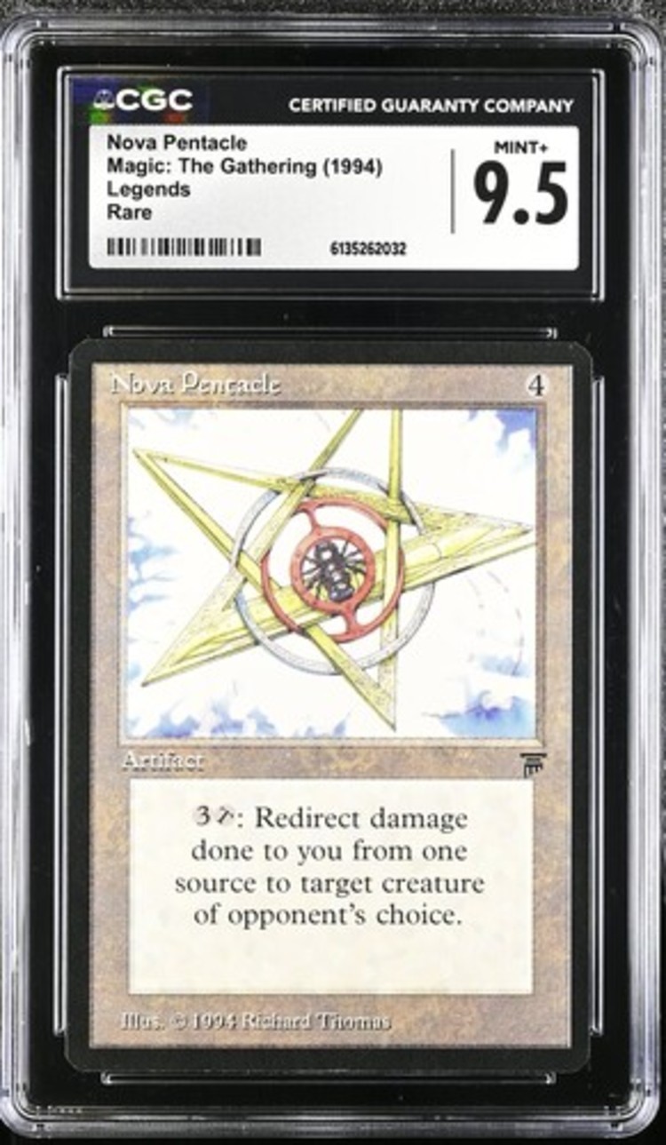 Nova Pentacle, Legends mtg. CGC 9.5 Mint+!