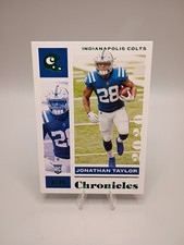 2020 Chronicles Jonathan Taylor #42 Rookie Card Colts RC Teal Parallel. rookie card picture