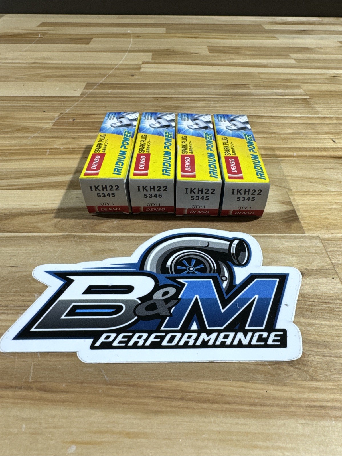 Denso IKH22 Iridium Power Spark Plug for Evo 9 WRX STi 5345 Set Of 4