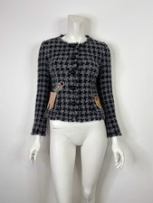 Vtg Moschino Cheap & Chic Black Houndstooth T...