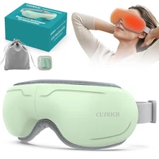 Electric Eye Massager with Heat & Music Smart Air Pressure Vibration Eye Mask...