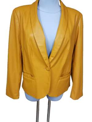HSE Judith Williams Blazer Lederimitat 42