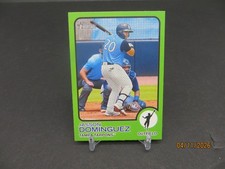 2022 Topps Heritage Minors Jasson Dominguez Green Yankees RC