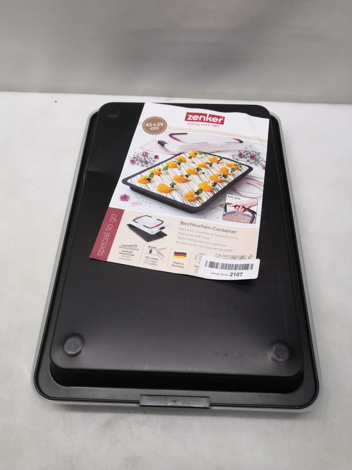 Zenker 7903 'Special to go' Blechkuchen-Container – Backblech mit Deckel-defekt - Bild 3 von 4