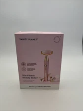 VANITY PLANET 3 in 1 Sonic Beauty Quartz Face Roller Tone Define Sculpt Massage