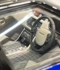 KYOSHO Diecast 1/18 Range Rover Sport SVR Estoril Blue Collectible SUV Replica