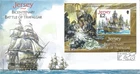 2005 Jersey Bicentenary of Battle of Trafalgar Miniature Sheet First Day Cover