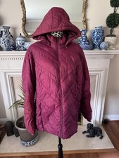 Xersion Women s Plus Size 2X Hooded Puffer Ja...