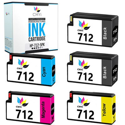 Compatible HP 712 Printer Ink Cartridges for DesignJet T210, T230, T250, T630
