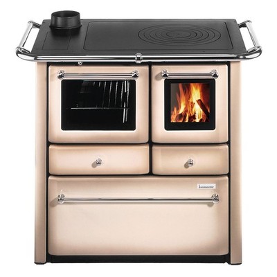 Wamsler K 85 F Küchenofen Cappuccino Backfach links Holzherd Küchenherd