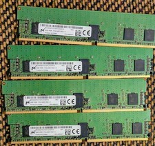 Micron 4GB PC4-2400T-R MTA9ASF51272PZ-2G3B1QL DDR4 ECC 1rx8 2400t-lot Of 4x