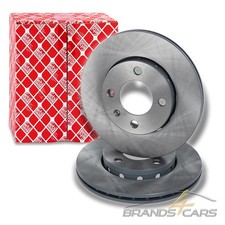 FEBI BILSTEIN 2x BREMSSCHEIBE VORNE Ø239 BELÜFTET FÜR VW LUPO 6X POLO 6N1 6N2 6N