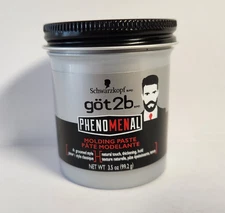 Schwarzkopf Got 2B Phenomenal Molding Paste 3.5 oz For Men's Hair New