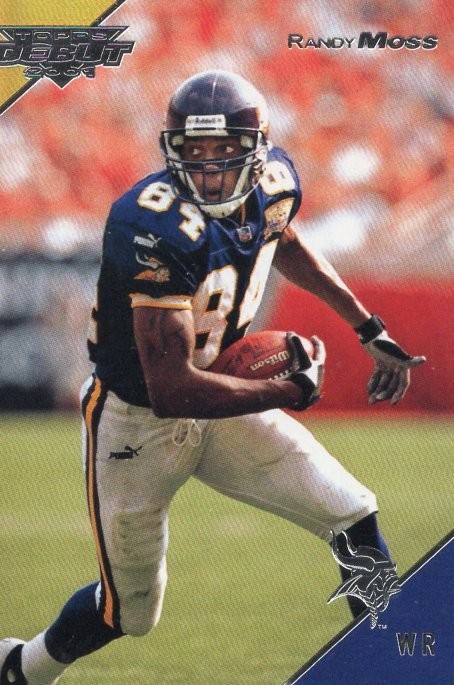 2001 TOPPS DEBUT RANDY MOSS #40