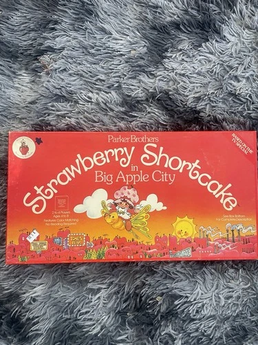 Vtg 1981 Strawberry Shortcake In Big Apple City Complete Board Game Parker Bros.