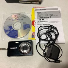 Fujifilm FinePix J38 12.2MP Compact Digital Camera 3x Zoom Black PLEASE READ