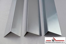 Winkelblech Blechwinkel Abschlussblech Dach Alu Aluminium Zink Titanzink 2m lang