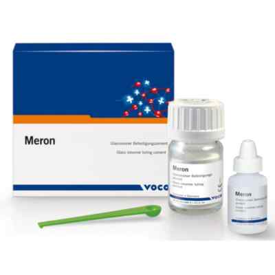 Voco Meron Glass Ionomer Lutting Cement Low Film Thickness Fluoride Release Fast