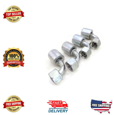 JCB BACKHOE - 3/8'' BSP FEMALE ELBOW END FITTING WITH O RING, PACK OF 4 PCS