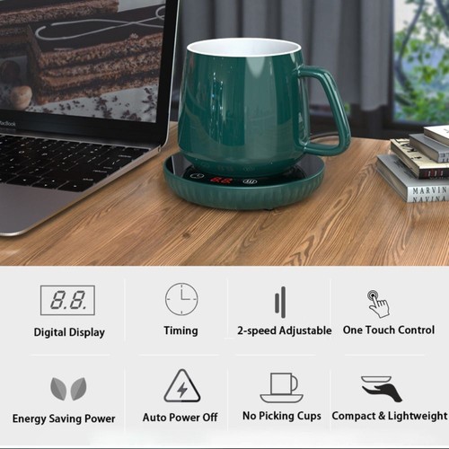 Constant Temperature Heater Mug Pad Electric Mug Warmer Cup Warmer Desk Coffee - Picture 12 of 17