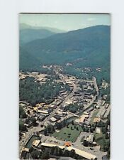 Where Can I Find the Best Southern Cuisine along the Parkway 9 Postcard Aerial view of downtown Gatlinburg Tennessee USA