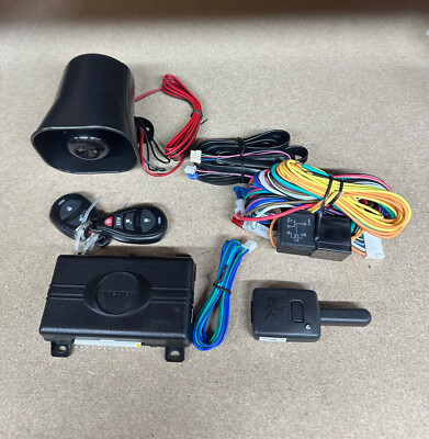 AUTOALARM ZENTRALVERRIEGELUNG FERNBEDIENUNG SICHERHEITSSYSTEM SCHOCKSENSOR 2 ANHÄNGER PYTHON 3105