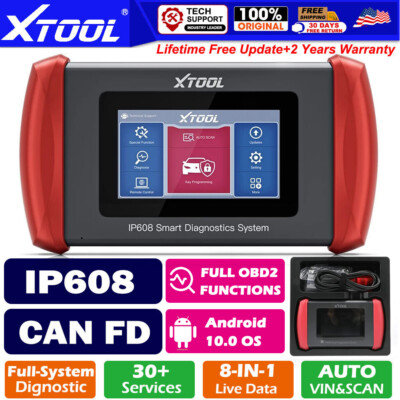 XTOOL IP608 Auto OBD2 All System Diagnostic Scanner ABS SRS TPMS Code Reader
