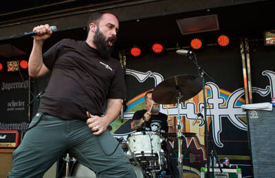 Neil Fallon of Clutch at 2013 Rock On The Range at Columbus Crew S- Old Photo 11