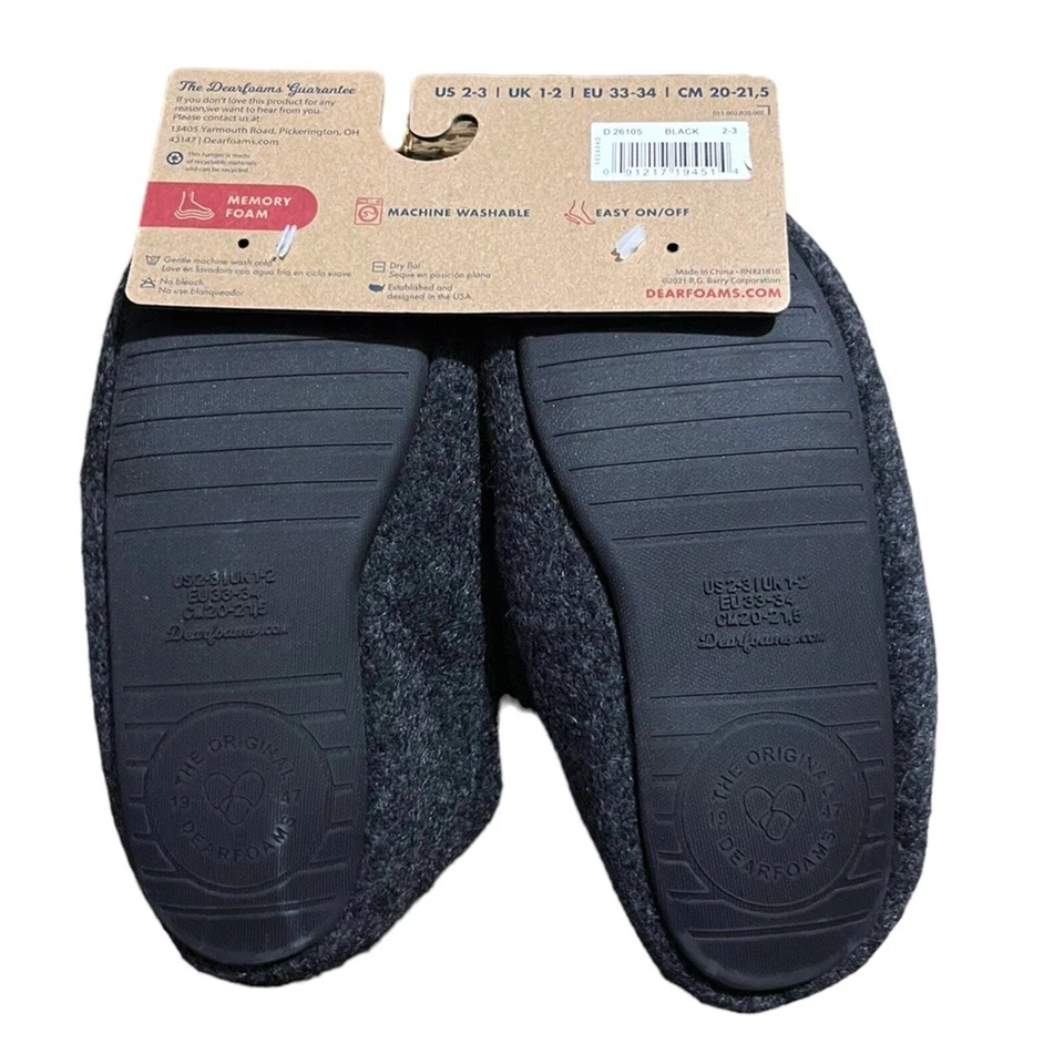 Novo com etiquetas Kids DEARFOAMS Hunter feltrado microlã mocassim chinelo búfalo xadrez 2/3 - Imagem 3 de 4