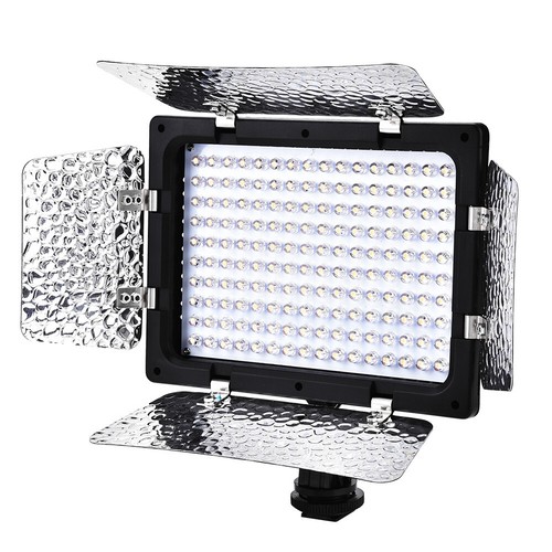 Panel de lámpara de luz de video fotografía W160 6000K LED para cámara DSLR videocámara DV - Imagen 5 de 10