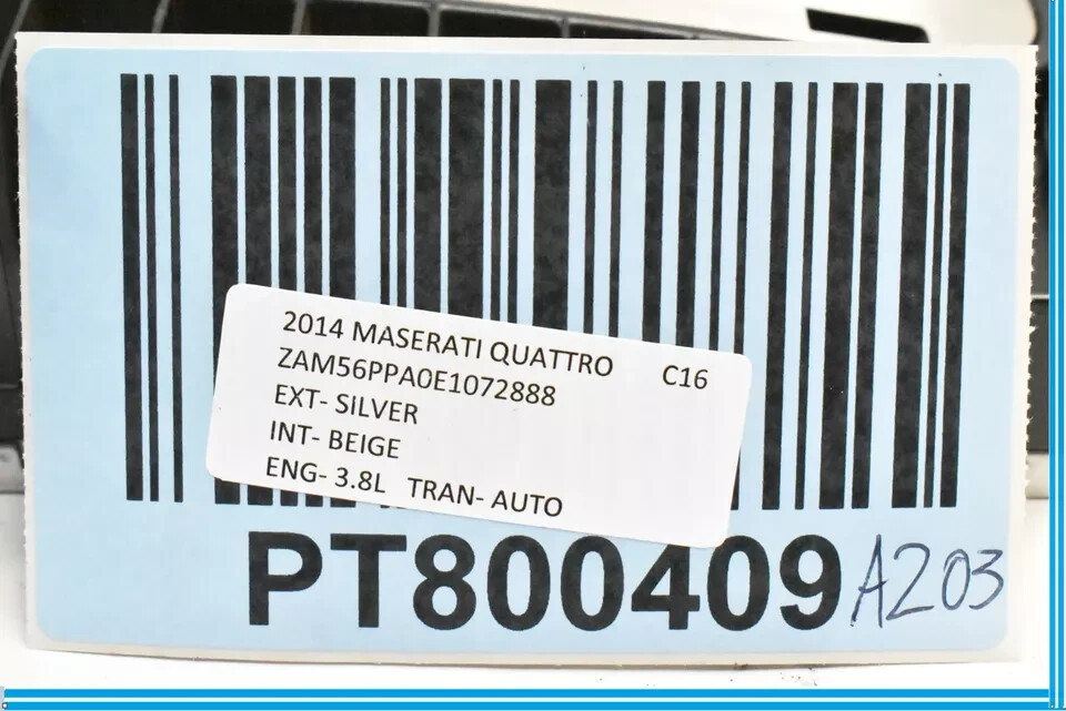 14-17 Maserati Quattroporte M156 Ghibli Bowers & Wilkins Audio Amplifier Amp OEM
